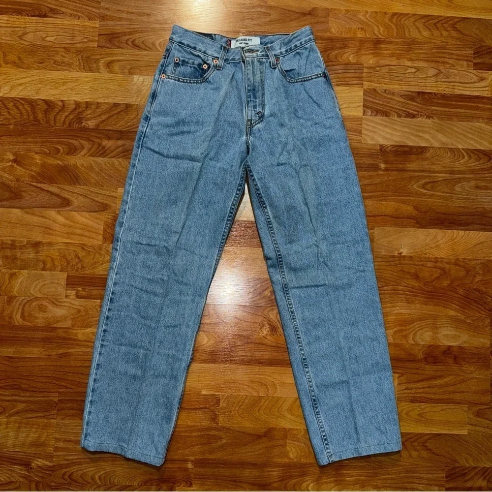 LEVI STRAUSS & CO 550 MEN'S LIGHT BLUE RELAXED FIT JEANS 29 X 32 100% Cotton